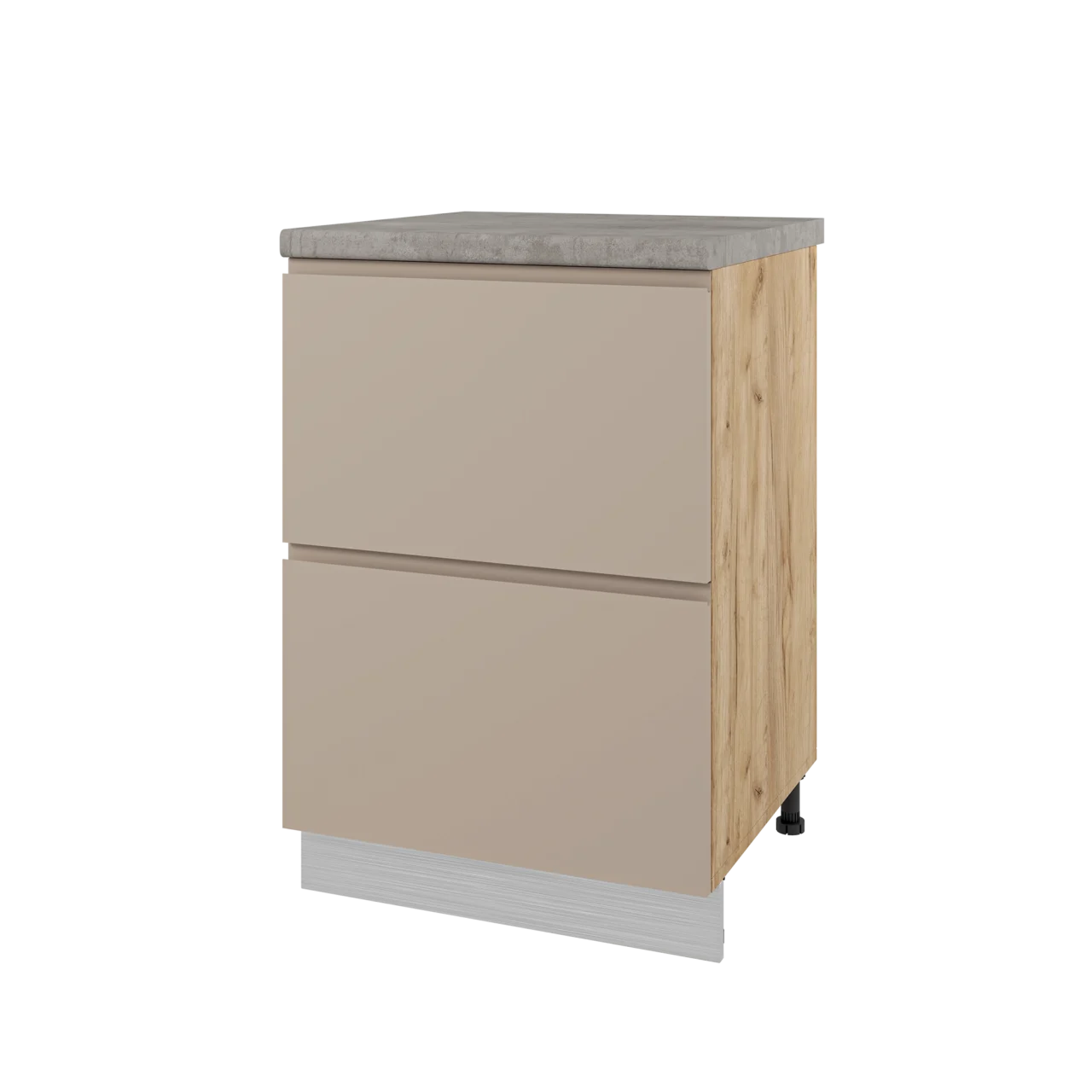 Corp inferior cu două sertare 600