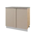 Corp inferior de colț (corp orb) cu ușă și raft 950